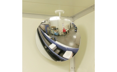 コミー（株）  MF28 TC  コミー　丸ミラー＜平板・Ｈ鋼用金具付＞２８０ｍｍ