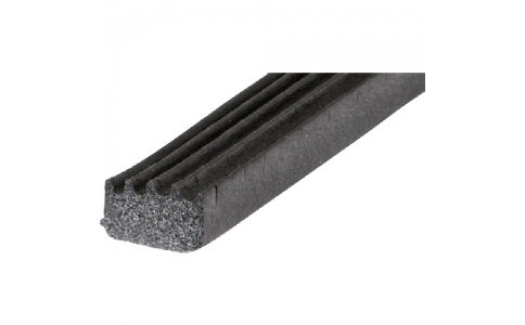 （株）岩田製作所  TRS6-2-L1  ＩＷＡＴＡ　クッション　ラバーシール　ＴＲＳ６型　幅１５．１×１ｍ　強力粘着テープ付