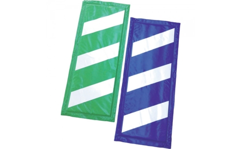 日大工業（株）  000220  ワニ印　コーナー用クッション養生材　スマートコーナー　緑／白　（３枚入）