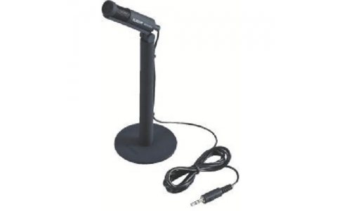 エレコム（株）  HS-MC01BK  エレコム　スタンドマイク（ブラック）