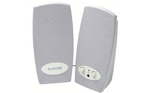 エレコム（株）  4953103172319  エレコム　マルチメディアスピーカー高音質／５．２Ｗ（ホワイト）