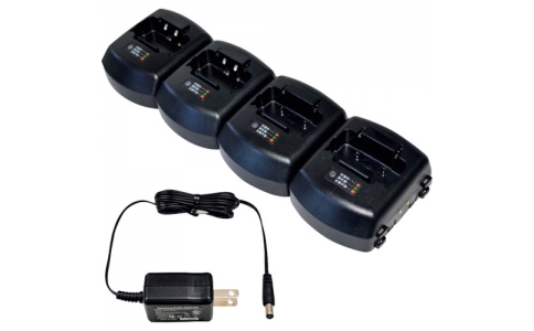 （株）エフ・アール・シー  FBC-4CN  Ｆ．Ｒ．Ｃ．　特定小電力トランシーバー用４連結急速充電器