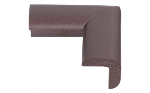 （株）カーボーイ  BS-12  カーボーイ　コーナーゴムパット　ちび４Ｐ　ブラウン