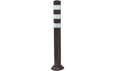 積水樹脂（株）  PCCTR-40DBW-SN  積水　車線分離標　ポールコーンＣＩＴＹ　Ｒ　コンクリート接着用（スチールスペーサータイプ）　ＰＣＣＴＲ－４０ＤＢＷ－ＳＮ　ダークブラウン