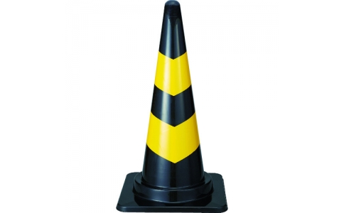 トラスコ中山（株）  TCC-YB  ＴＲＵＳＣＯ　トラコーン　幅３８０ｍｍＸ高さ７００ｍｍ　ブラック／イエロー