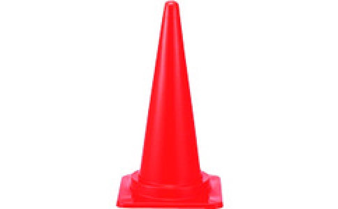 プラス（株）  N163J-R  ＪＴＸ　８７１０７２）三角コーン　赤　Ｎ１６３Ｊ－Ｒ