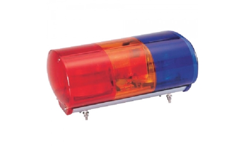 （株）小糸製作所  FLP43ERYBM  小糸　赤／黄／青色警光灯　Ｍ型　４３型（幅４３０ｍｍタイプ）１００Ｖ