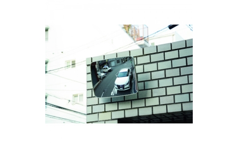 （株）光  GMHG-431  光　ガレージミラー角型４００ｍｍ×３００ｍｍグレー