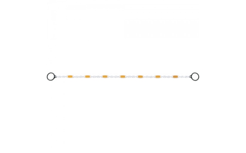 ユニット（株）  870-67W  ユニット　反射チェーン白リング付　寸法（ｍ）：約１．９