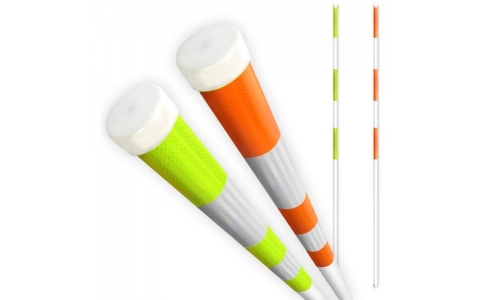 （株）グリーンクロス  6300036552  グリーンクロス　ＰＸスノーポール　Ｎ４０－１ＰＸ　５段反射　オレンジ　１０本セット