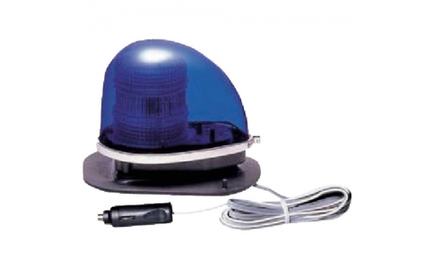 （株）小糸製作所  GFL-2NBB  小糸　青色丸型警光灯　２Ｎ型　ゴムマグネットタイプ　（シガーライタープラグ付）　１２Ｖ