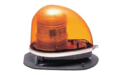 （株）小糸製作所  DFL-2NBY  小糸　丸型警光灯イエロー　２Ｎ型フラッシュランプ　ゴムマグネットタイプ　１２Ｖ