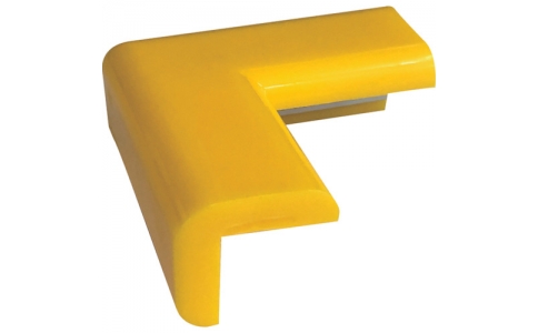 トラスコ中山（株）  TAC-192  ＴＲＵＳＣＯ　屋外用安心クッションコーナー　細　１本入り　イエロー