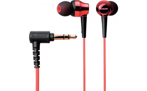 エレコム（株）  EHP-RH1000ARD  エレコム　ハイレゾ音源対応ステレオヘッドホン　カナル　１０．０ｍｍドライバ　レッド