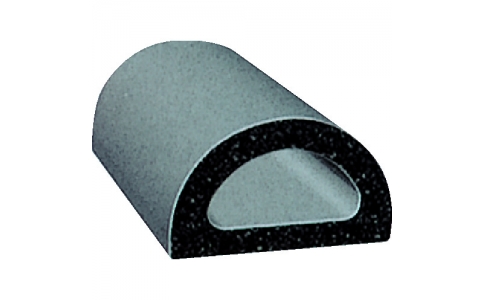 （株）岩田製作所  TRS4H-L1  ＩＷＡＴＡ　クッション　ラバーシール　ＴＲＳ４型　幅１５．５ｍｍ×１ｍ　内寸５．１ｍｍ　標準粘着テープ付