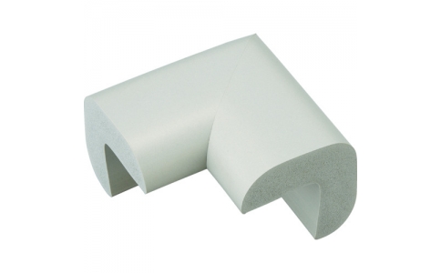 トラスコ中山（株）  TAC-170LG  ＴＲＵＳＣＯ　安心クッション　コーナー用　極細　４個入り　ライトグレー