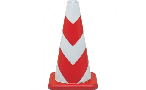 三甲（株）  8Y0130  サンコー　ラバーコーン４５０Ｈ＜反射＞　８Ｙ０１３０　ＲＥ／ＷＨ