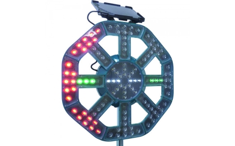 （株）グリーンクロス  1109500192  グリーンクロス　ソーラー式警告灯ハイパーフラッシュライト　本体のみ