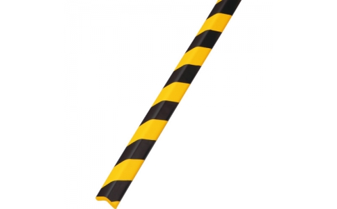 ユニット（株）  866-52  ユニット　ソフトガードクッション　Ｌ字型大　黒／黄