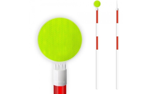 （株）グリーンクロス  6300036581  グリーンクロス　ピカヘッド（両面反射）スノーポール　Ｐ４０－３型　５本セット