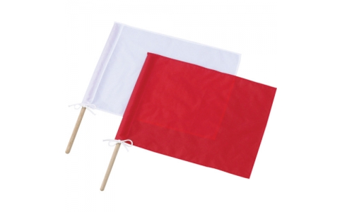 （株）ジーベック  18730-71-888  ジーベック　信号手旗（棒付）１８７３０－７１－８８８