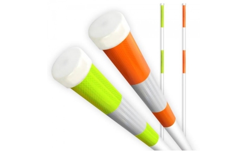 （株）グリーンクロス  6300036557  グリーンクロス　ＰＸスノーポール　Ｎ４０－３ＰＸ　３段反射　イエロー　１０本セット