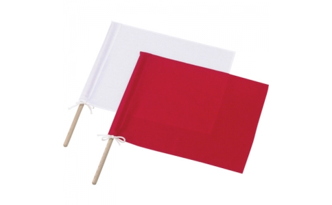 （株）ジーベック  18731-71-888  ジーベック　信号手旗（棒付）１８７３１－７１－８８８