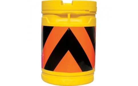 三甲（株）  8Y3001  サンコー　セフティドラム　８Ｙ３００１　ゼブラ高輝度　オレンジ（反射）／黒（無反射）