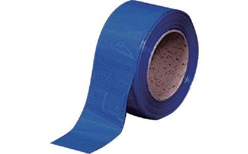 ユニット（株）  386-18  ユニット　単管パイプ用チューブ（青）　塩化ビニール　９０ｍｍ幅×１００ｍ