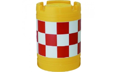 ユニット（株）  385-23  ユニット　丸型クッションドラム１型　ポリエチレン　外径５８０Ф／高さ８３０ｍｍ