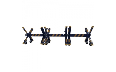 （株）グリーンクロス  6300023950  グリーンクロス　連結式車両阻止アングル　ＪＳＡ－２ＲＫ　３台セット