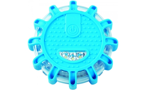 トラスコ中山（株）  TLWL-B  ＴＲＵＳＣＯ　電池式ＬＥＤ警告灯　青色