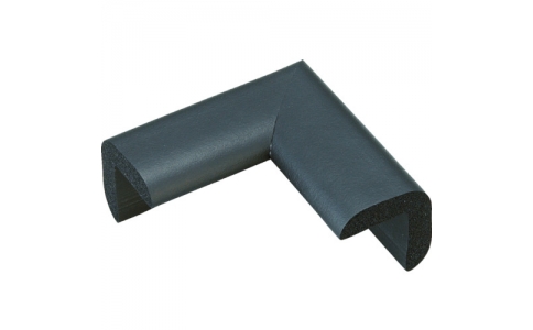 トラスコ中山（株）  TAC-370BK  ＴＲＵＳＣＯ　安心クッション　コーナー用　小　４個入り　ブラック