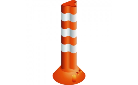 （株）グリーンクロス  6300003947  グリーンクロス　ポストフレックス　スタンダードタイプ　ＰＦ６５０　オレンジ