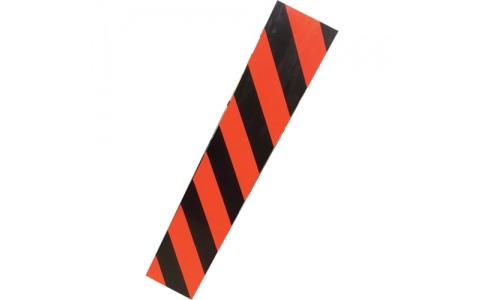 （株）グリーンクロス  1140040302  グリーンクロス　蛍光コーナーガード　オレンジ／黒