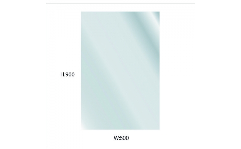 （株）グリーンクロス  6300004414  グリーンクロス　アクリルミラー　Ｈ９００ｍｍ　ｘ　Ｗ６００ｍｍ　厚み２ｍｍ