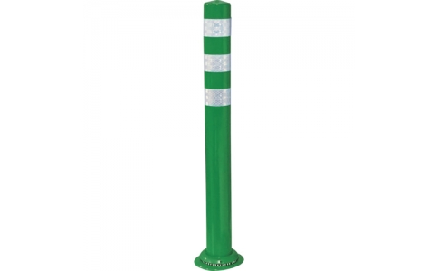 積水樹脂（株）  PCCTR-40GW-FT-T5  積水　車線分離標　ポールコーンＣＩＴＹ　Ｒ　一本脚　Ｍ１６　ＰＣＣＴＲ－４０ＧＷ－Ｆ　緑