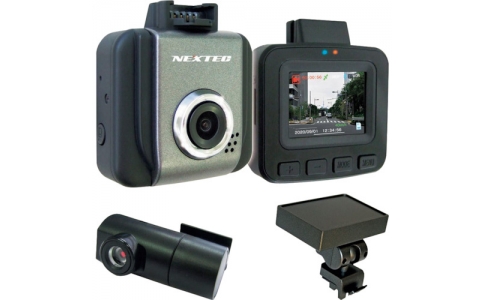 （株）エフ・アール・シー  NX-DR W22PLUS(W)  Ｆ．Ｒ．Ｃ．　日本製　ＧＰＳ搭載　前後２カメラ・ドライブレコーダー