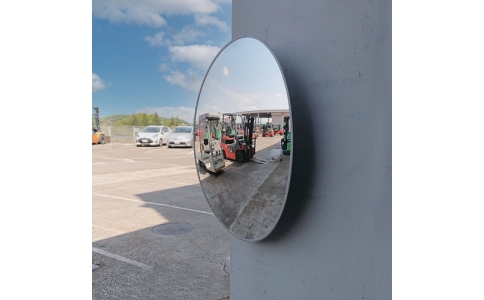 コミー（株）  B55K  コミー　フォーク出口ミラー＜柱用＞３３０×５５０