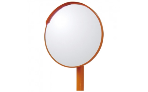 ユニット（株）  384-23  ユニット　カーブミラー（Ｓ）ポール付　アクリル製　１０００Фｍｍ