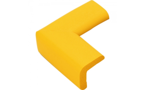 ユニット（株）  866-61  ユニット　ソフトガードクッション　コーナー小　黄