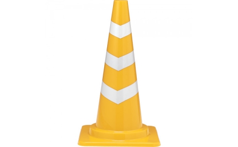 三甲（株）  8Y0364  サンコー　カットスコッチコーンＭ　８Ｙ０３６４　６６０Ｈφ４０黄