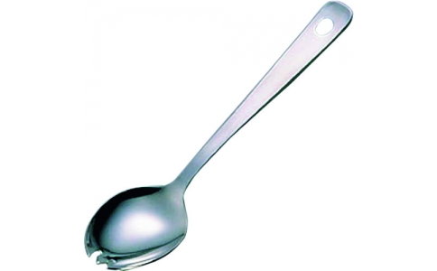 遠藤商事（株）  OLI03147  ＴＫＧ　ＳＡ１８－０ライラック　給食スプーン　（穴明）