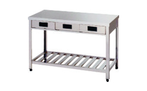 東京硝子器械（株）  985-57-15-24  ＴＧＫ　作業台　片面引出付　ＬＫＴＯ－１２００