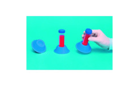 東京硝子器械（株）  656-21-50-31  ＴＧＫ　５０ｍＬコニカルチューブスタンド　青　５入