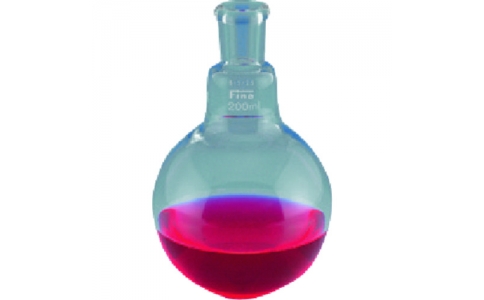 東京硝子器械（株）  330-13-56-67  ＴＧＫ　Ｆｉｎｅ透明共通丸底フラスコ　５００ｍＬ　２９／４２