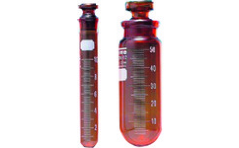 東京硝子器械（株）  121-04-71-54  ＴＧＫ　透明共通丸底沈澱管目付２０ｍＬ茶１０本