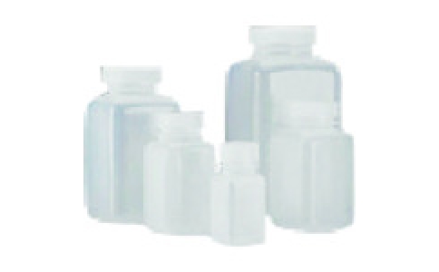 東京硝子器械（株）  656-17-40-27  ＴＧＫ　広口角型試薬瓶　ＰＰＣＯ　１０００ｍＬ　６入