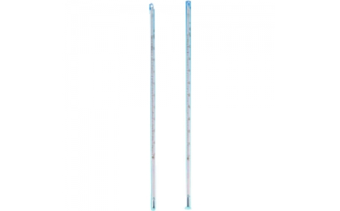 東京硝子器械（株）  801-53-02-31  ＴＧＫ　フッ素樹脂被覆温度計　水銀棒状　０－１００℃