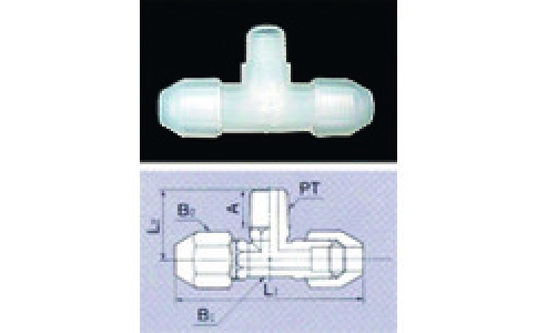東京硝子器械（株）  457-17-79-27  ＴＧＫ　サービスチーズユニオン　１／８ｉｎ　１／８　ＰＰ　１０入